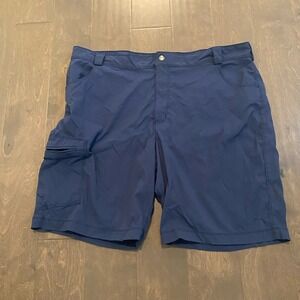 Ascend Shorts Men 42 (Tag 44) Blue Hiking Performance Stretch Outdoor 10" Inseam